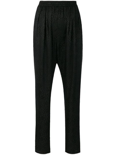 Stella Mccartney Spotted Jacquard Pants - Black