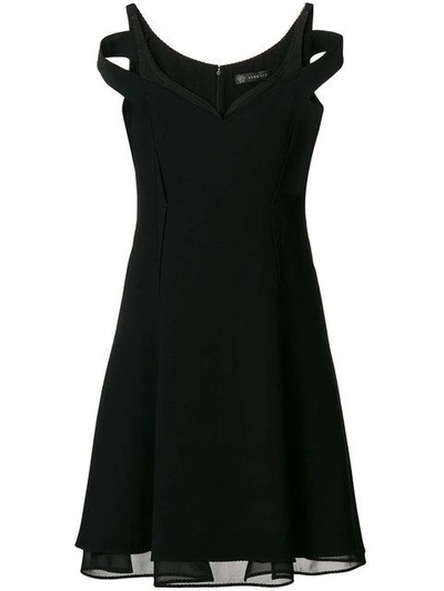 Versace Off-the-shoulder Dress - Black