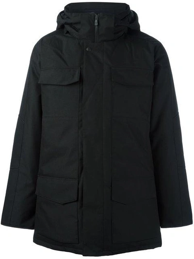 Canada Goose Hooded Zipped Coat - Black