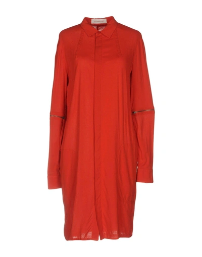 A.f.vandevorst Shirt Dress In Red