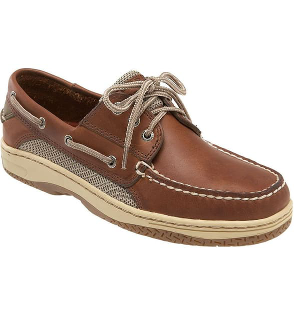 sperry billfish dark tan