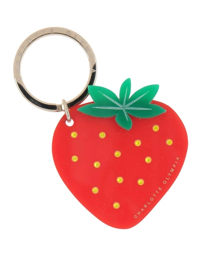 Charlotte Olympia Key Rings In Red