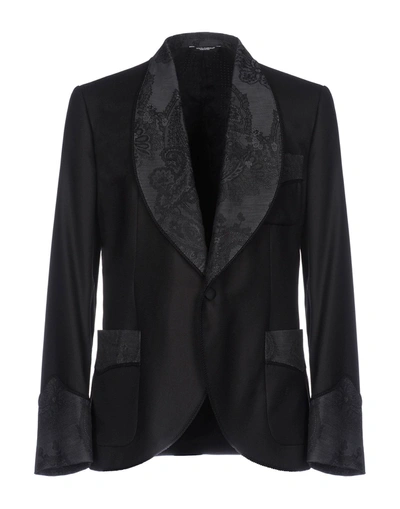 Dolce & Gabbana Blazer In Black