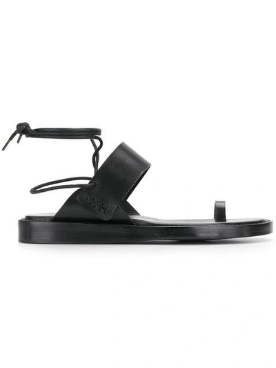 Ann Demeulemeester Wrap-around Lace-up Sandals