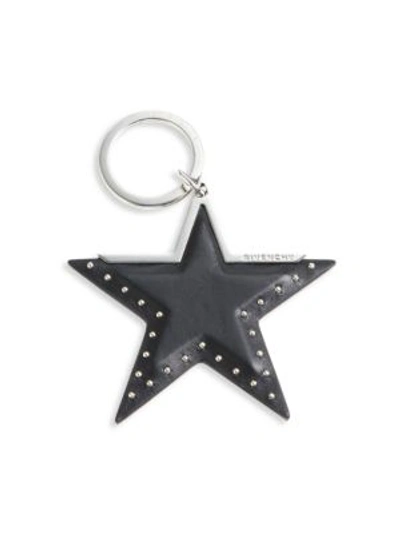 Leather on sale star keychain