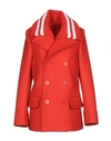Givenchy Coats In Red