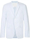 Thom Browne Light Blue Cotton Jacket