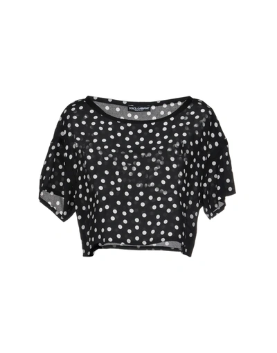 Dolce & Gabbana Blouses In Black