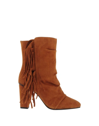 Giuseppe Zanotti Ankle Boots In Brown