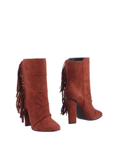 Giuseppe Zanotti Ankle Boots In Brown