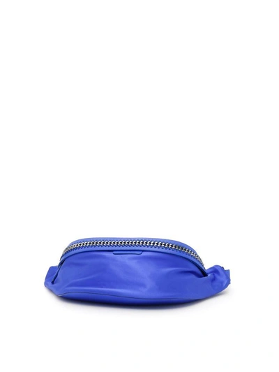 Stella Mccartney Satin Falabella Go Bum Bag In Cobalt (blue)