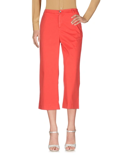 Liu •jo Cropped Pants In Coral