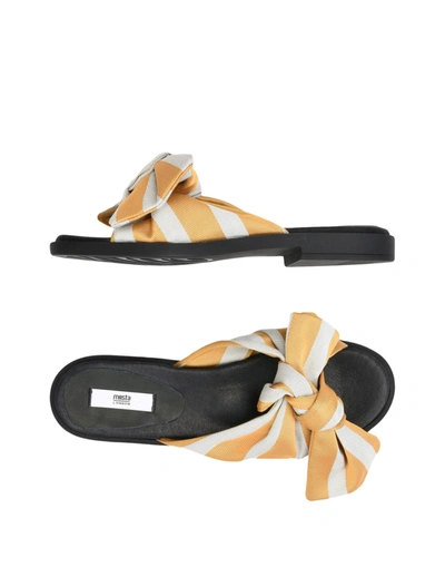 Miista Sandals In Ocher