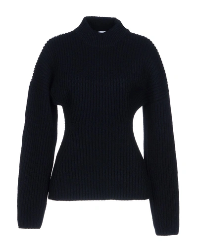 Jil Sander Turtleneck In Dark Blue