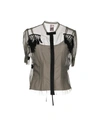 Antonio Marras Solid Color Shirts & Blouses In Military Green