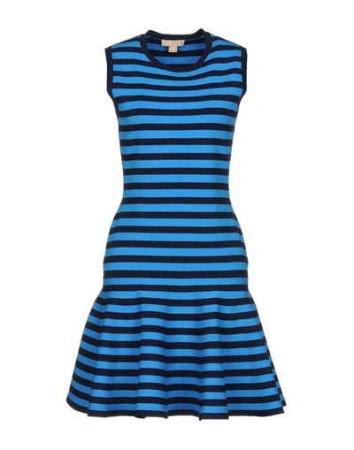 Michael Kors Short Dress In Azure