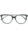 Bottega Veneta Square Frame Glasses In Black