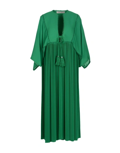 Veronique Branquinho Midi Dress In Green