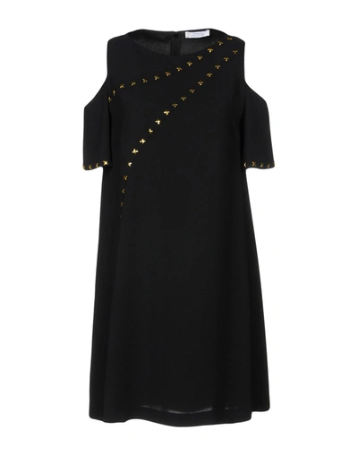 Versace Short Dress In Black