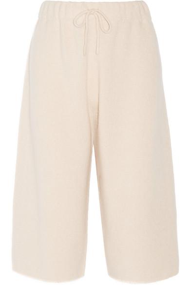 The Row Tita Cashmere And Silk-blend Culottes In White | ModeSens