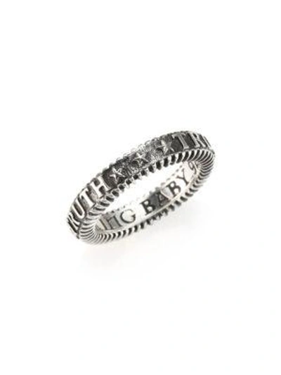 King Baby Studio Truth Sterling Silver Stackable Ring
