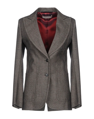 Veronique Branquinho Blazer In Dark Brown