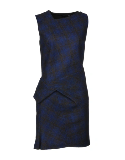 Atlein Short Dress In Dark Blue