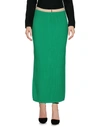 Calvin Klein 205w39nyc Midi Skirts In Green