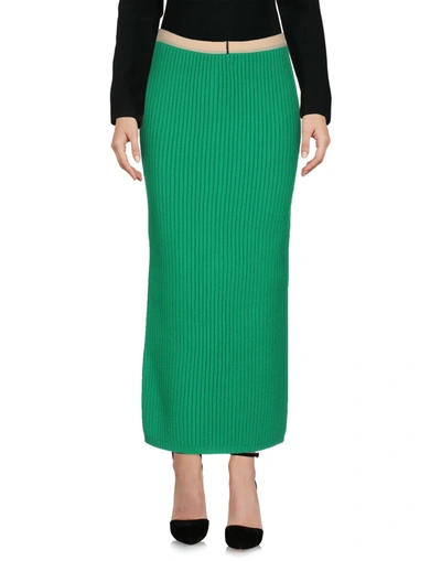 Calvin Klein 205w39nyc Midi Skirts In Green