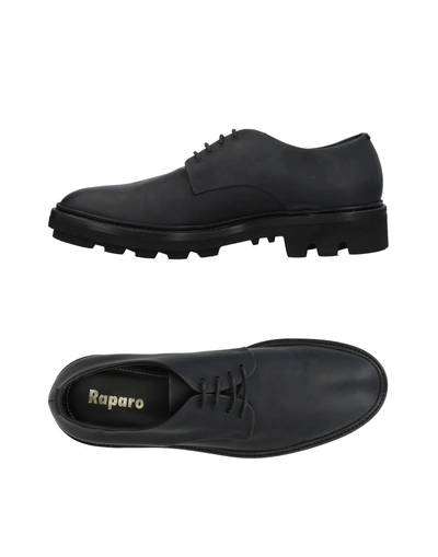 Raparo Lace-up Shoes In Black