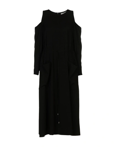 Tibi 3/4 Length Dresses In Black