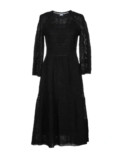 M Missoni Knee-length Dresses In Black