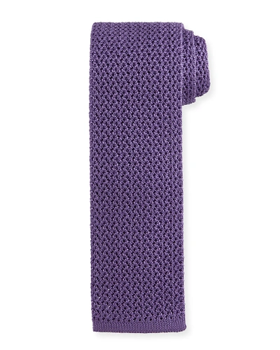 Tom Ford Silk Knit Flat-end Tie