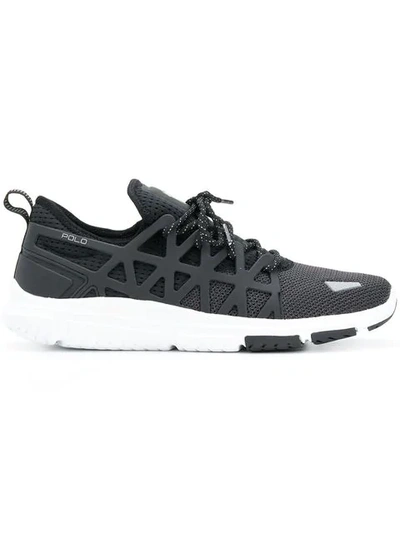 Polo Ralph Lauren Train 200 Sneakers In Black