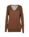 Malo Cashmere Blend In Cocoa