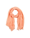 Fraas Square Scarves In Salmon Pink
