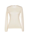 Malo Sweaters In Ivory