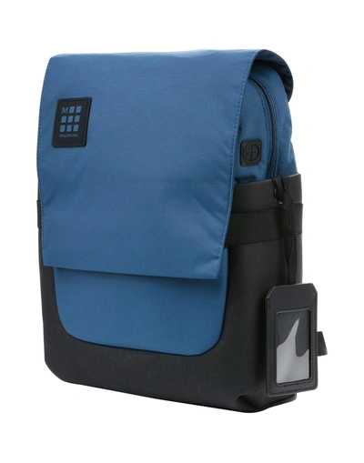 Moleskine Backpack & Fanny Pack In Slate Blue