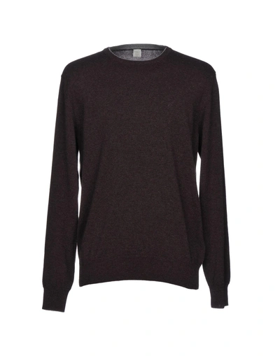 Eleventy Cashmere Blend In Cocoa