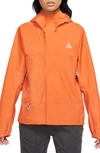 Nike Women's  Acg "cascade Rain" Storm-fit Water-resistant Lightweight Jacket In Orange