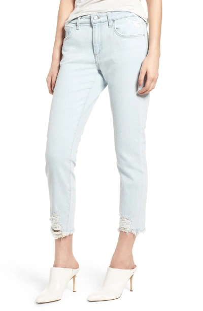 Joe's Jeans The Smith Distressed Cropped Skinny Jeans In Liya