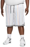 Nike Men's Dri-fit Dna 10" Basketball Shorts In White