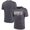 Nike Men's Yard Line Velocity (nfl New Orleans Saints) T-shirt In Black