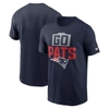 Nike Men's Local Essential (nfl New England Patriots) T-shirt In Blue