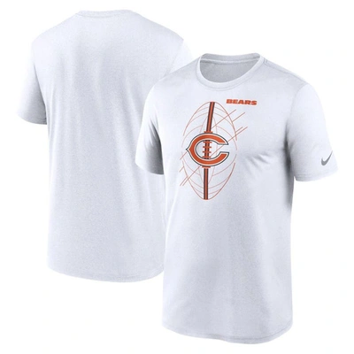 Nike Men's Dri-fit Icon Legend (nfl Chicago Bears) T-shirt In White