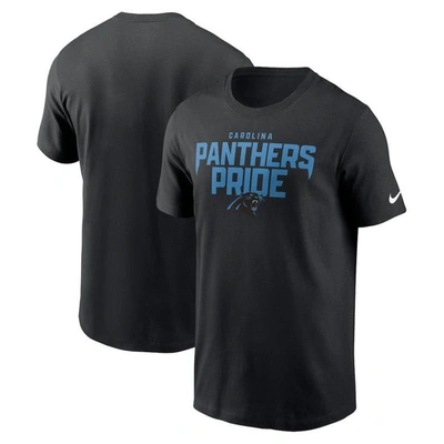 Nike Men's Local Essential (nfl Carolina Panthers) T-shirt In Black