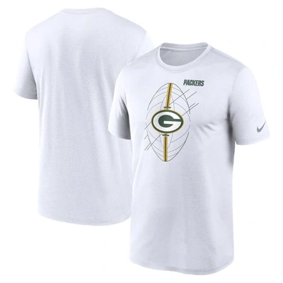 Nike Men's Dri-fit Icon Legend (nfl Green Bay Packers) T-shirt In White