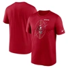 Nike Men's Dri-fit Icon Legend (nfl Tampa Bay Buccaneers) T-shirt In Red