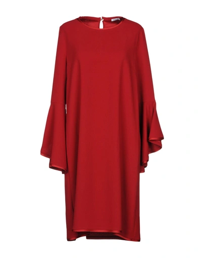 P.a.r.o.s.h Short Dresses In Maroon