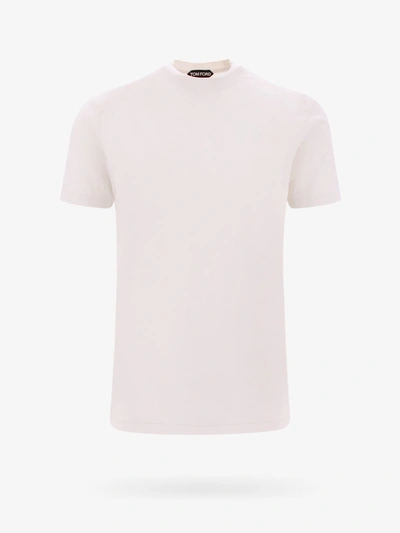 Tom Ford T-shirt In Beige